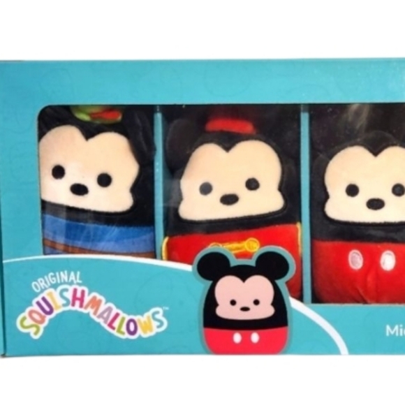 5-pack Squishmallows ,  Disney Mickey Mouse Through the Years Plush Set under 5" - Picture 3 of 12
